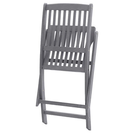 Cadeiras de exterior - Cadeiras de jardim dobráveis 8pcs c almofadões acácia maciça
