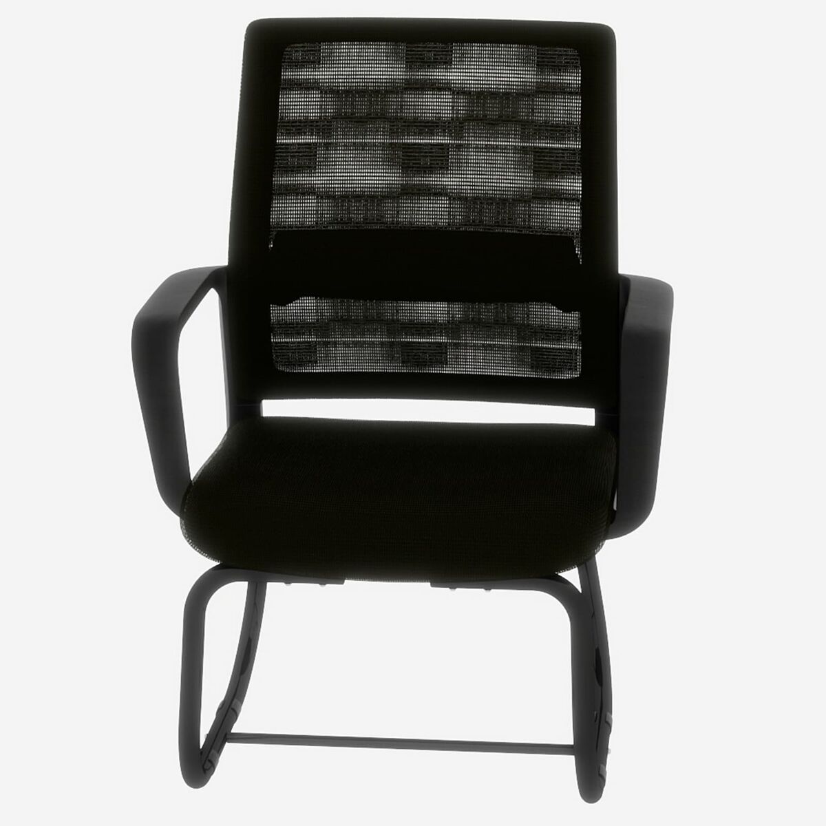 silla oficina moderna - estandar - minimalista comoda y con estructura metalica - negra