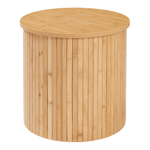 Mesa de apoio Ledepid 40xØ40 cm Natural en.casa