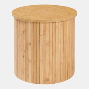 Mesa de apoio Ledepid 40xØ40 cm Natural en.casa