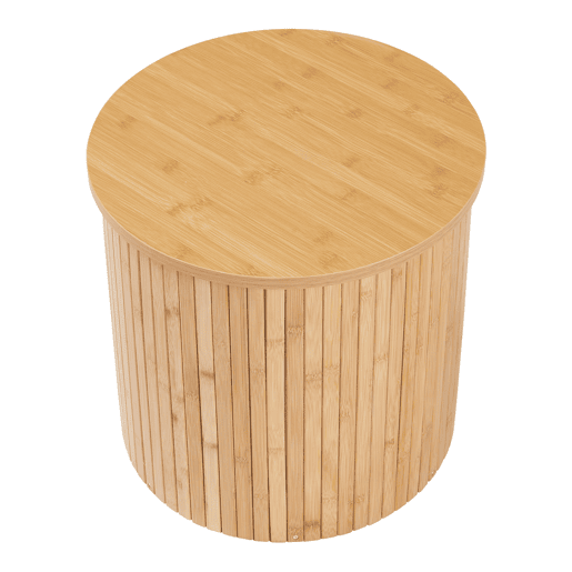 Mesa de apoio Ledepid 40xØ40 cm Natural en.casa