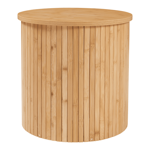 Mesa de apoio Ledepid 40xØ40 cm Natural en.casa