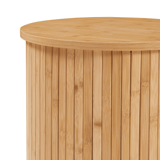 Mesa de apoio Ledepid 40xØ40 cm Natural en.casa