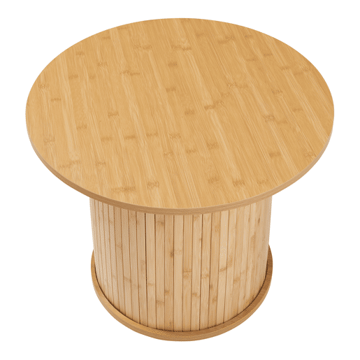 Mesa de apoio Ledepid 45xØ60 cm Natural en.casa