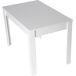 DUPI Mesa Comedor Aitana con Estructura y Tapa Superior de Madera 140x79 DUPI Mesa Comedor Aitana con Estructura y Tapa Superior de Madera 140x79 Blanco