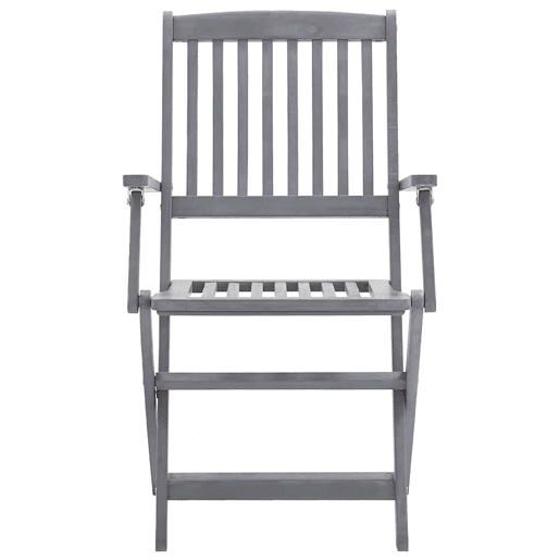 Cadeiras exterior - Cadeiras de jardim dobráveis c almofadões 6 pcs acácia maciça