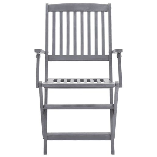 Cadeiras exterior - Cadeiras de jardim dobráveis c almofadões 6 pcs acácia maciça
