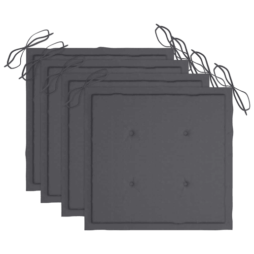 Cadeiras de jantar p jardim - Cadeiras de exterior c almofadões 3 pcs acácia maciça Cadeiras de jantar p jardim - Cadeiras de exterior c almofadões 3 pcs acácia maciça