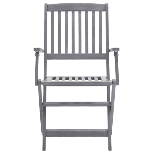 Cadeiras exterior - Cadeiras de jardim dobráveis c almofadões 6 pcs acácia maciça