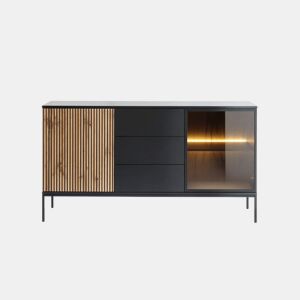 Aparador AMBIHOME ANNA 01 - Carvalho Wotan, C154xA83xP39cm