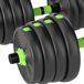 Juego de Mancuerna Plástico, Arena SPORTNOW Juego de Mancuerna Plástico, Arena SPORTNOW Verde