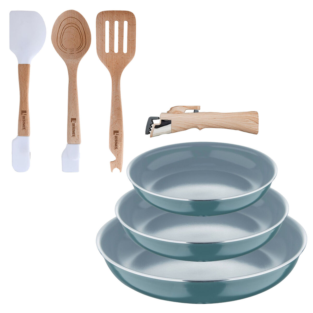 Sartenes inducción Click&Cook y Utensilios de cocina