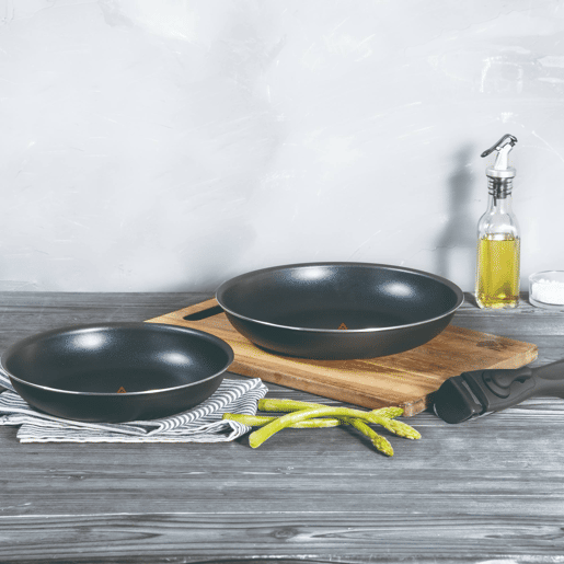 Frigideiras de indução Click&Cook Ø22Ø26cm e utensílios de cozinha Frigideiras de indução Click&Cook Ø22Ø26cm e utensílios de cozinha