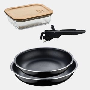Frigideiras Click&Cook e herméticas de indução de Ø22Ø26cm