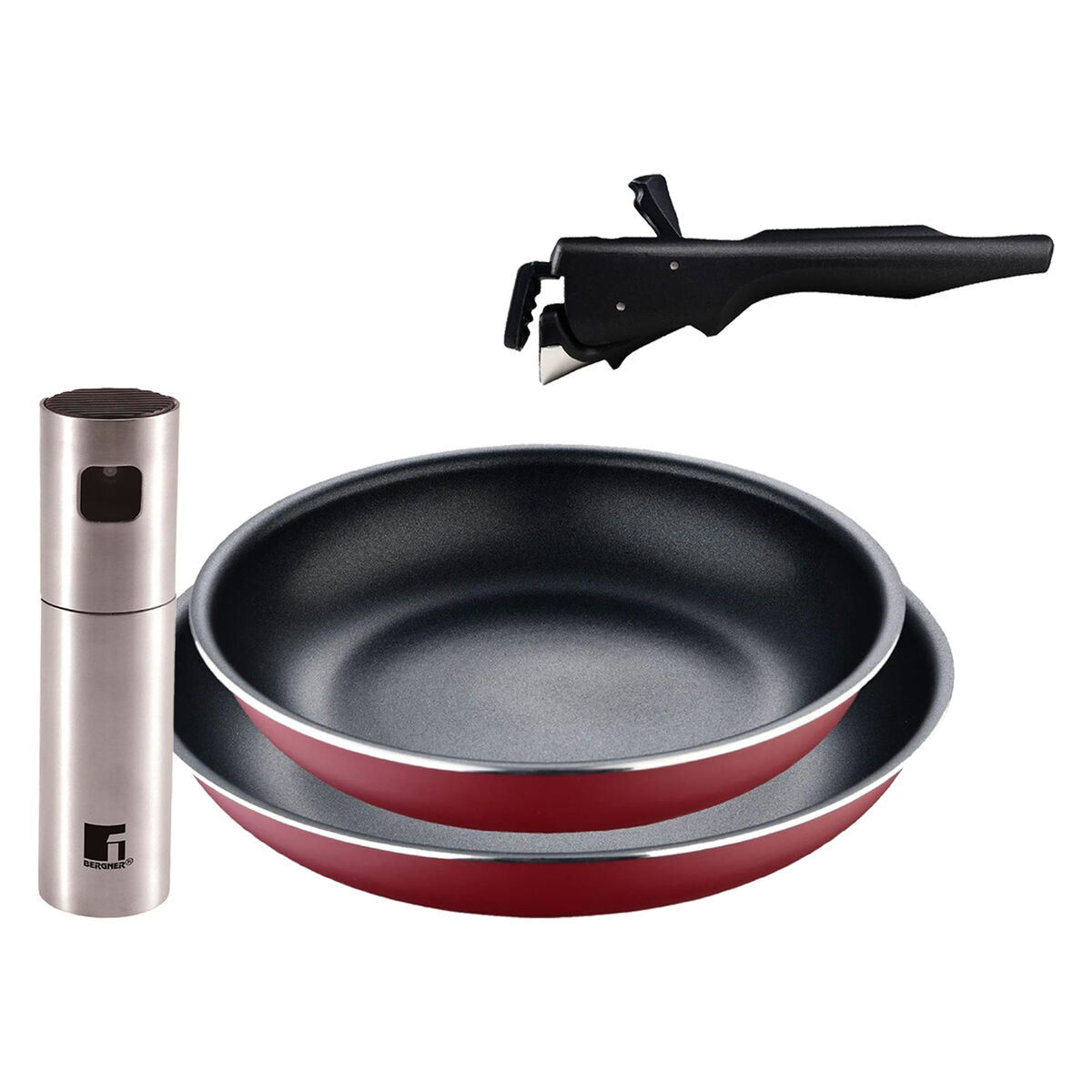 Sartenes inducción Click&Cook y Pulverizador de aceite