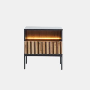 Mesa de cabeceira AMBIHOME ANNA - Carvalho Wotan, C54xA56xP39cm