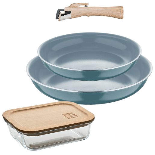 Frigideiras Click&Cook e herméticas de indução de Ø22Ø26cm Frigideiras Click&Cook e herméticas de indução de Ø22Ø26cm