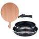 Sartenes inducción Click&Cook y Tabla de corte Sartenes inducción Click&Cook y Tabla de corte Negro