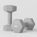 Juego de Mancuerna Metal, Plástico SPORTNOW Juego de Mancuerna Metal, Plástico SPORTNOW Gris