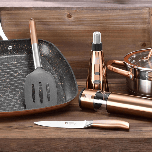 Frigideiras de indução Click&Cook Ø22Ø26cm e facas de cozinha Frigideiras de indução Click&Cook Ø22Ø26cm e facas de cozinha