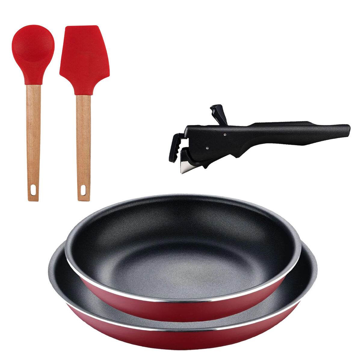 Sartenes ø22ø26cm inducción click&cook y utensilios de cocina