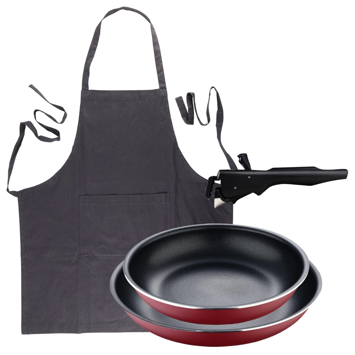 Sartenes inducción Click&Cook y Delantal