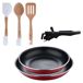 Sartenes inducción Click&Cook y Utensilios de cocina Sartenes inducción Click&Cook y Utensilios de cocina Rojo