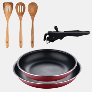 Frigideiras de indução Click&Cook Ø22Ø26cm e utensílios de cozinha
