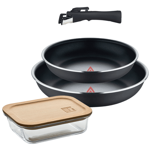 Frigideiras Click&Cook e herméticas de indução de Ø22Ø26cm Frigideiras Click&Cook e herméticas de indução de Ø22Ø26cm