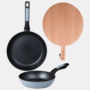 Frigideiras de indução NOIA Ø20Ø26cm e tábua de corte