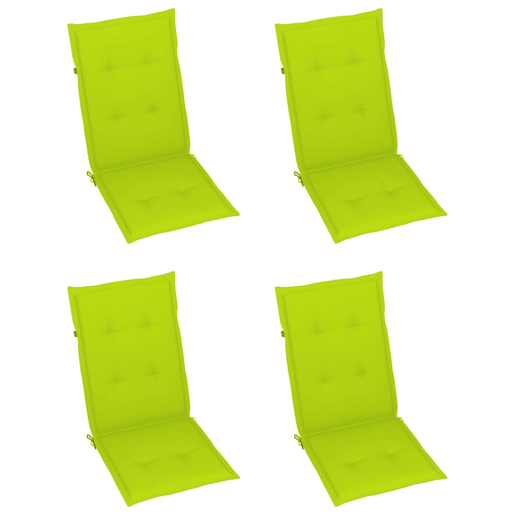 Cadeiras de jardim - Cadeiras de exterior dobráveis c almofadões 3 pcs acácia maciça