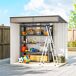 Caseta de Jardín Acero Galvanizado Outsunny Caseta de Jardín Acero Galvanizado Outsunny Gris