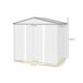Caseta de Jardín Acero Galvanizado Outsunny Caseta de Jardín Acero Galvanizado Outsunny Gris