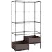 Jardinera con Enrejado Acero, PP Outsunny Jardinera con Enrejado Acero, PP Outsunny Negro