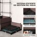 Jardinera con Enrejado Acero, PP Outsunny Jardinera con Enrejado Acero, PP Outsunny Negro