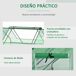Invernadero Pequeño Acero, PE Outsunny Invernadero Pequeño Acero, PE Outsunny Verde