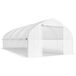 Invernadero de Túnel PE, Acero Galvanizado Outsunny Invernadero de Túnel PE, Acero Galvanizado Outsunny Blanco