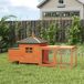 Gallinero Madera de Pino, Metal PawHut Gallinero Madera de Pino, Metal PawHut Naranja