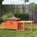 Gallinero Madera de Pino, Metal PawHut Gallinero Madera de Pino, Metal PawHut Naranja