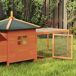 Gallinero Madera de Pino, Metal PawHut Gallinero Madera de Pino, Metal PawHut Naranja