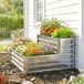 Jardinera Acero Galvanizado Outsunny Jardinera Acero Galvanizado Outsunny Gris