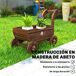 Jardinera con Rueda Madera de Abeto Outsunny Jardinera con Rueda Madera de Abeto Outsunny Marrón
