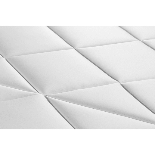 Conjunto de Estrado Branco + Colchão ROYAL PALACE BEDDING Windsor (130x210 cm - Viscoelástica y molas ensacadas- Altura: 26 cm)