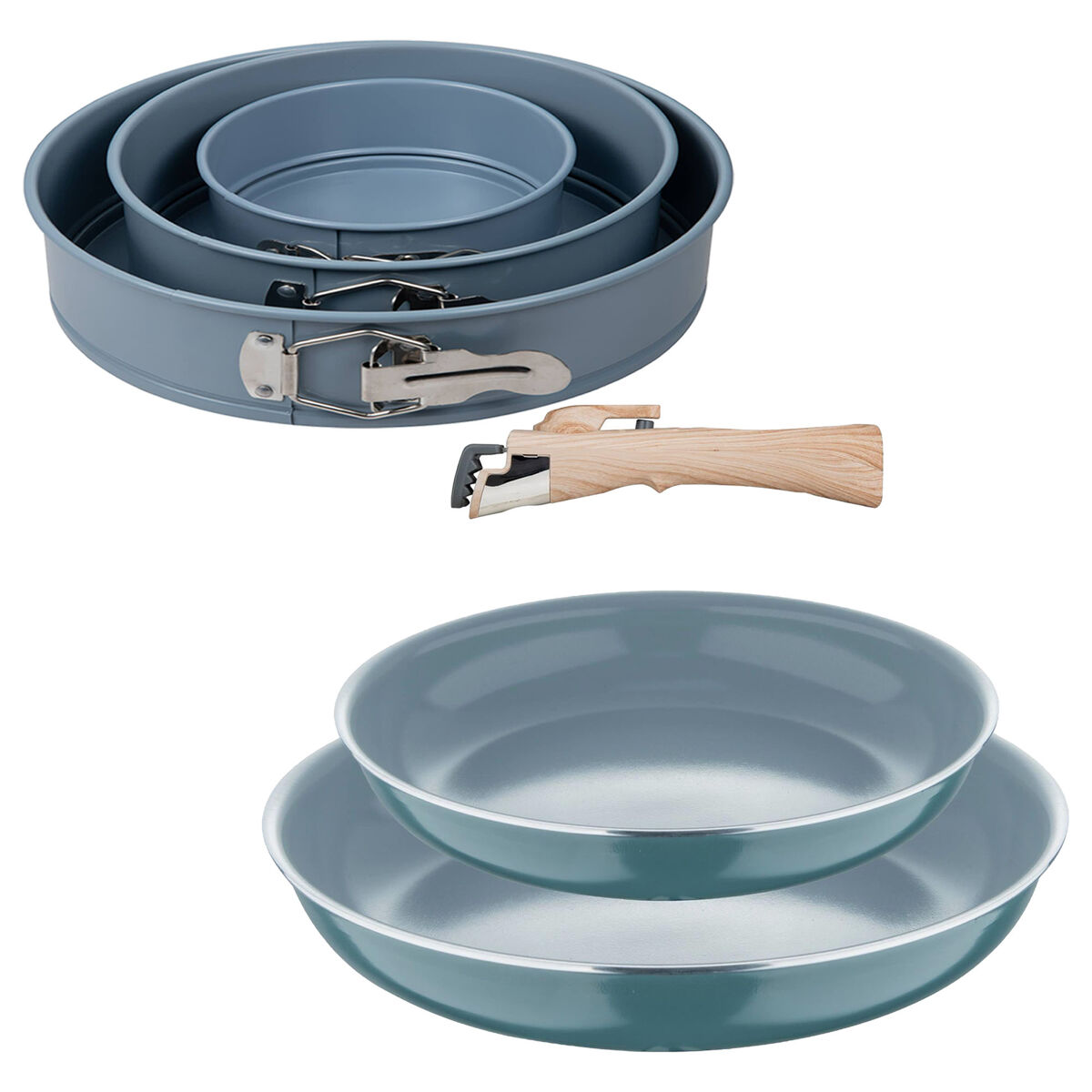 Sartenes inducción Click&Cook y Juego de moldes horno