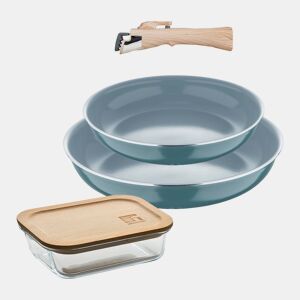 Frigideiras Ø24Ø28cm para indução Click&Cook e herméticas