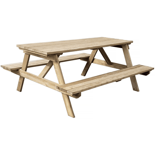 Mesa de piquenique para adultos Gardenia - 180 x 150 x 75 cm - 68 pessoas