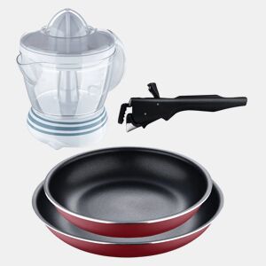 Frigideiras de indução Click&Cook Ø22Ø26cm e espremedor de 1,2L