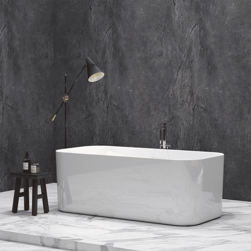 Revestimento de parede Bladel 4 painéis PVC 120x60cm - Cinzento urbano neu.haus