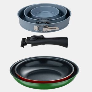 Conjunto de frigideiras de indução Click&Cook Ø22Ø26cm e forma para forno