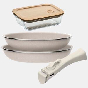 Frigideiras Ø24Ø28cm para indução Click&Cook e herméticas